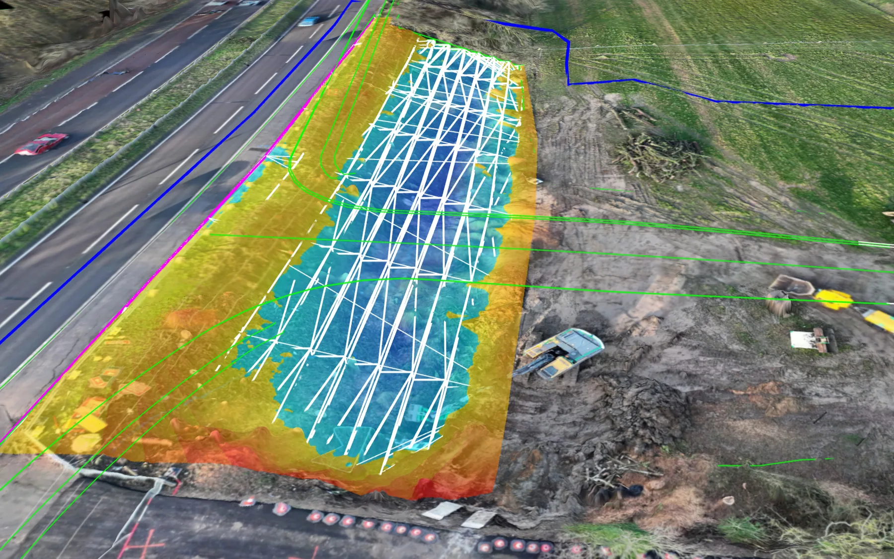 Infrastructure earthworks