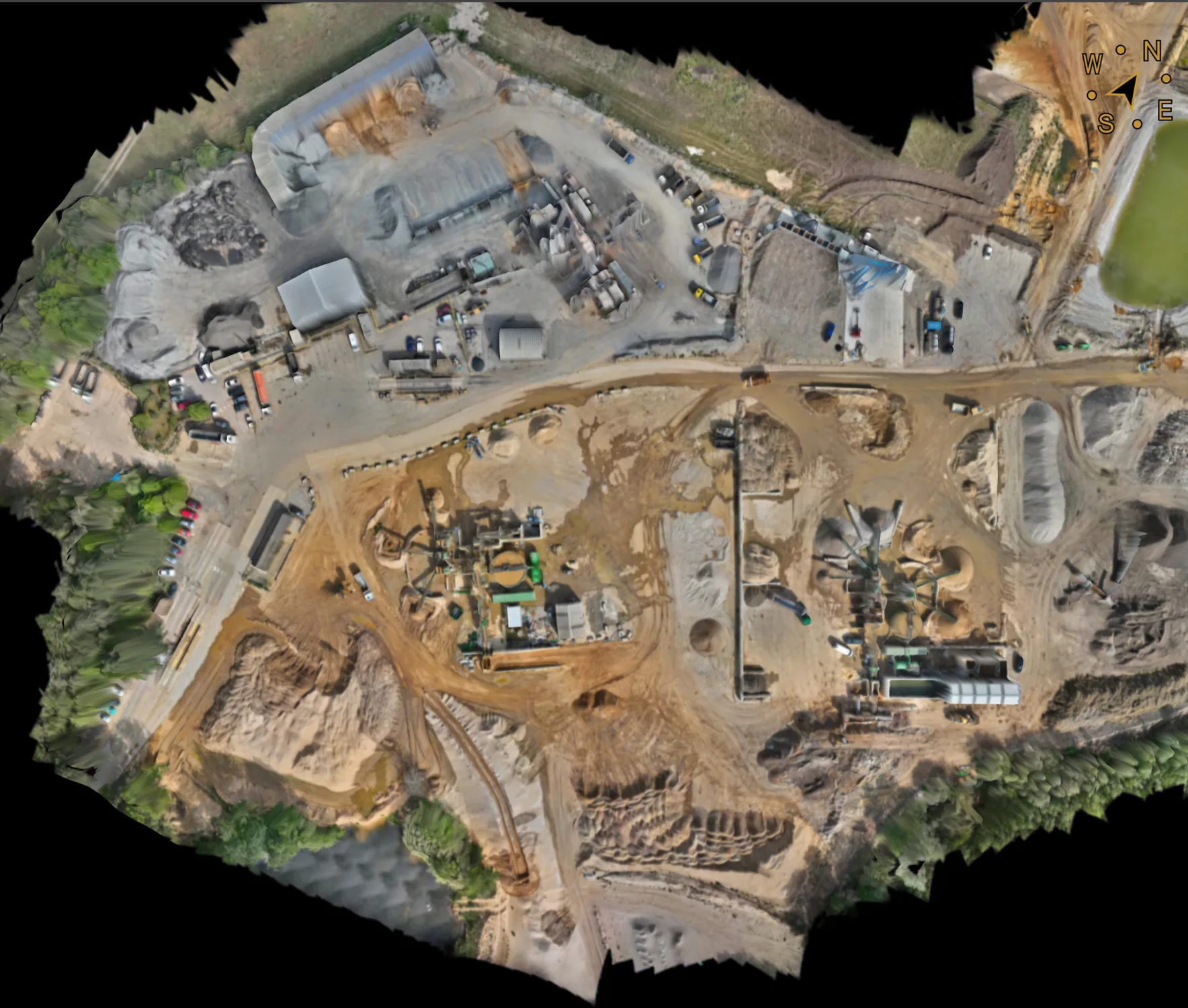 Aerial mapping and orthomosaic survey