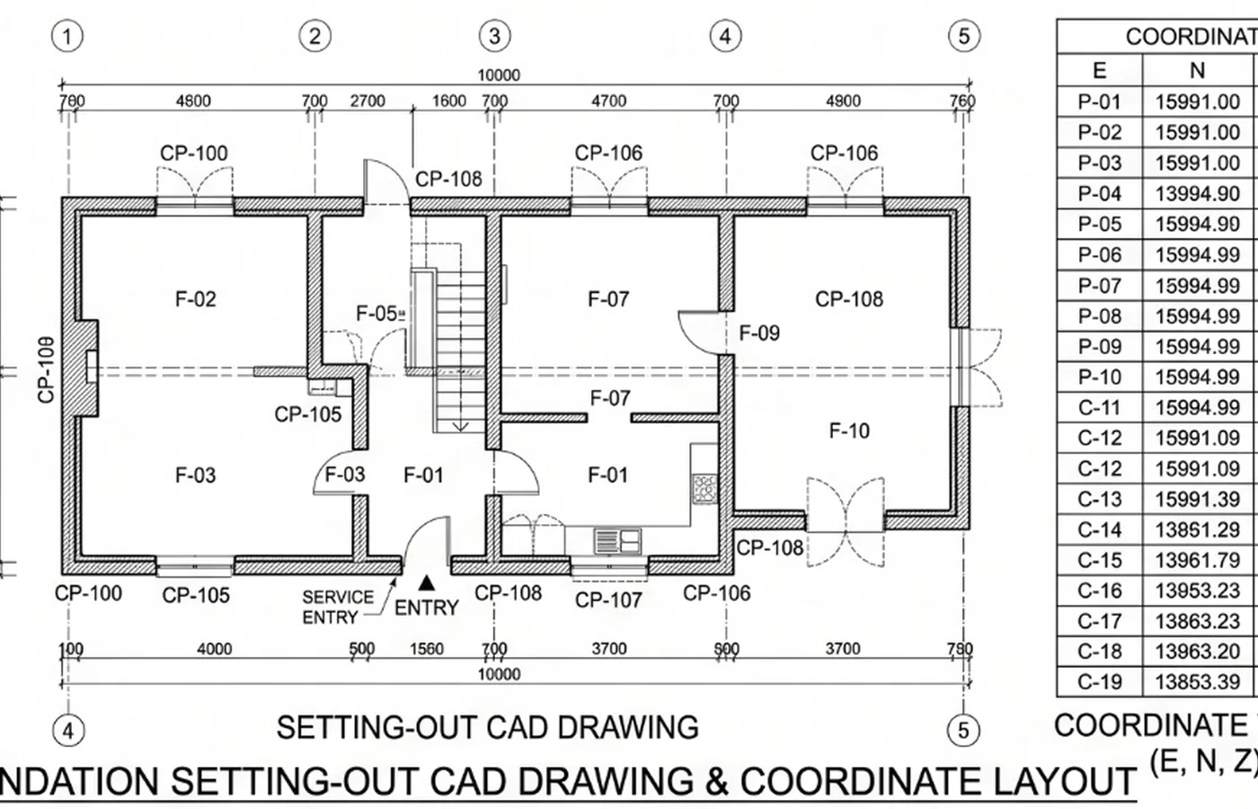 Construction Setting Out deliverable example