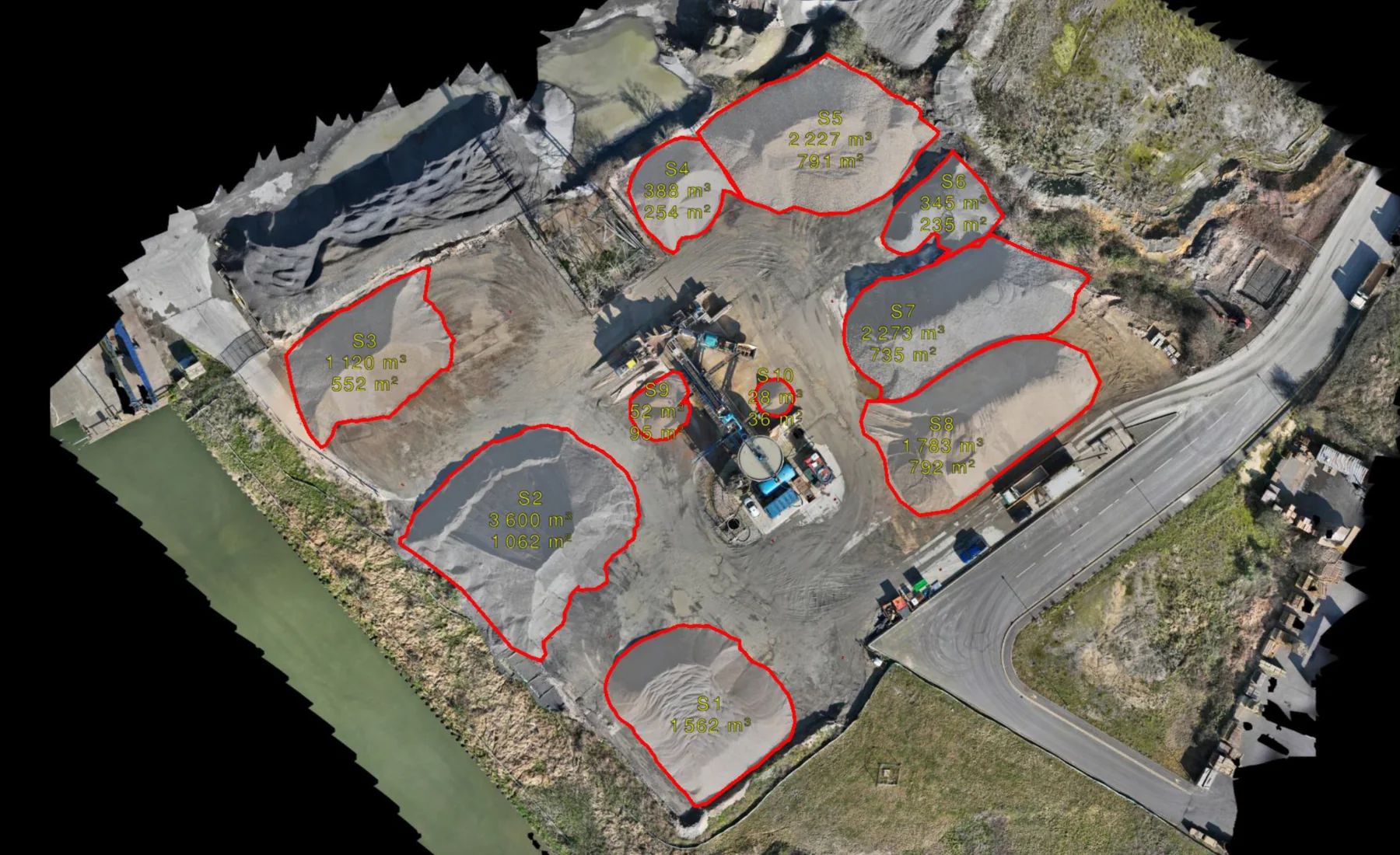 Stockpile Volume Surveys