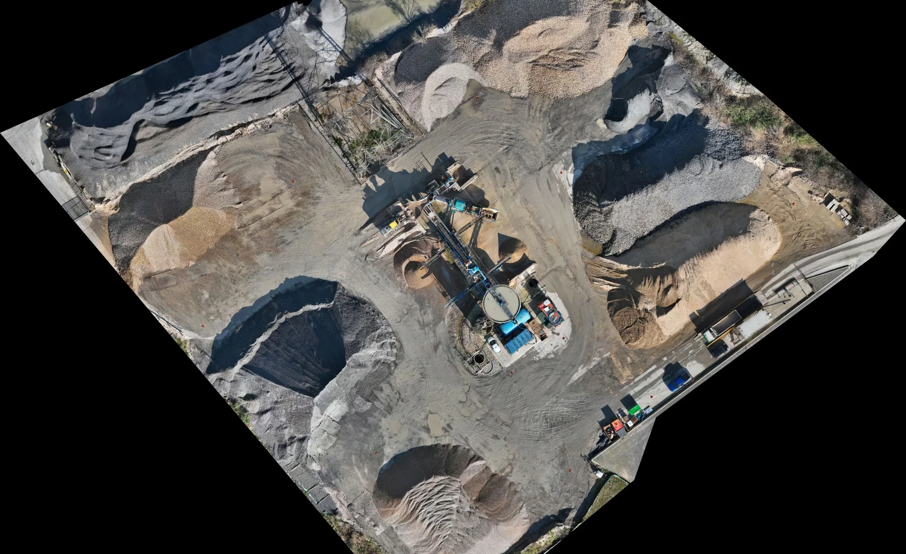 Stockpile Volume Surveys example