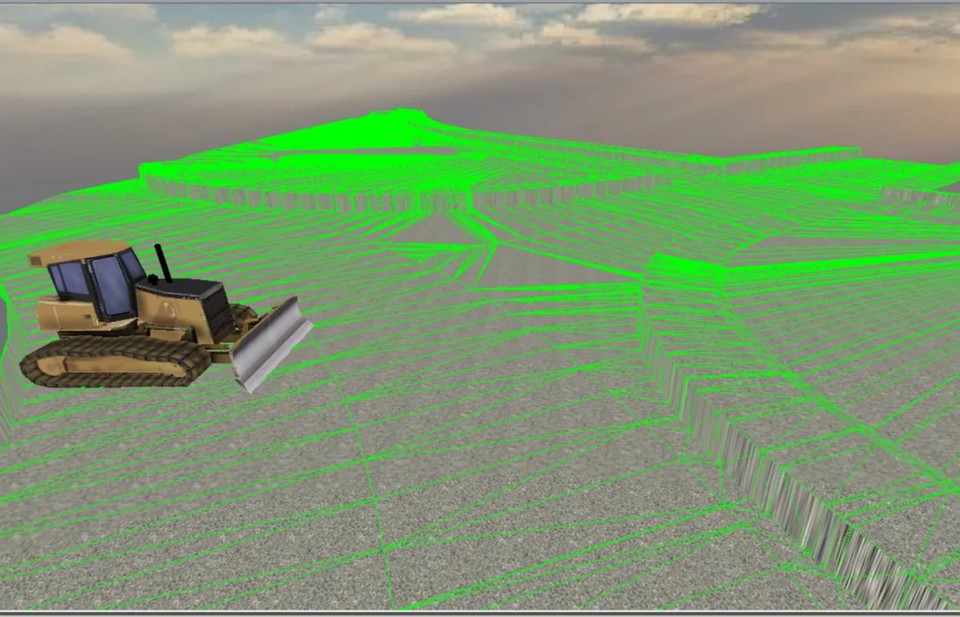 Formation model for dozer guidance