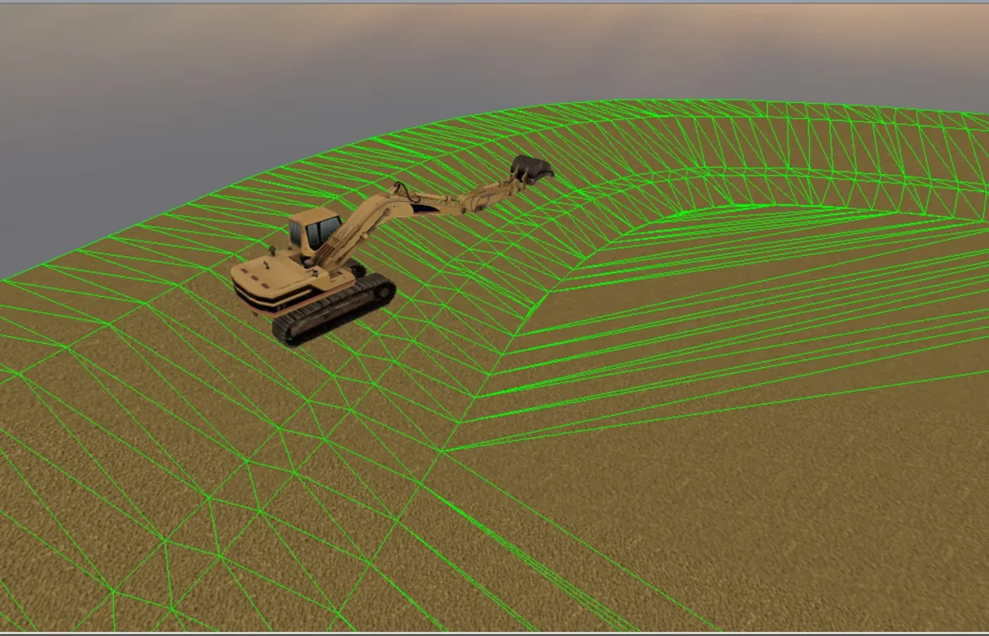 Excavation model